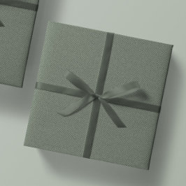 Herringbone Tweed Klassischer Salbei Geschenkpapier