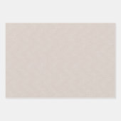 Herringbone-Tweet-Effekt neutraler Beige-Urlaub Geschenkpapier Set (Vorderseite 2)