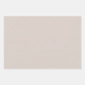 Herringbone-Tweet-Effekt neutraler Beige-Urlaub Geschenkpapier Set (Vorderseite)