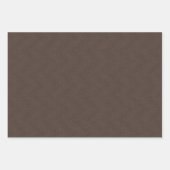Herringbone tweete rustikal braun Weihnachtsfeiert Geschenkpapier Set (Vorderseite 2)