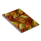 Herringbone vermischt rustikale Herbstfarbe Notizblock (Rechte Seite)