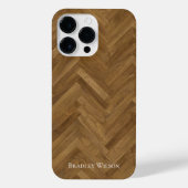 Herringbone Wood iPhone Case Hülle (Rückseite)