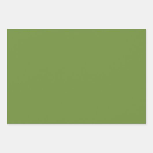 Herringbone Zickzack Muster Forest Green Geschenkpapier Set (Vorderseite 2)