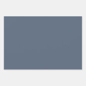 Herringbone Zickzack Muster Retro Blue Geschenkpapier Set (Vorderseite 2)