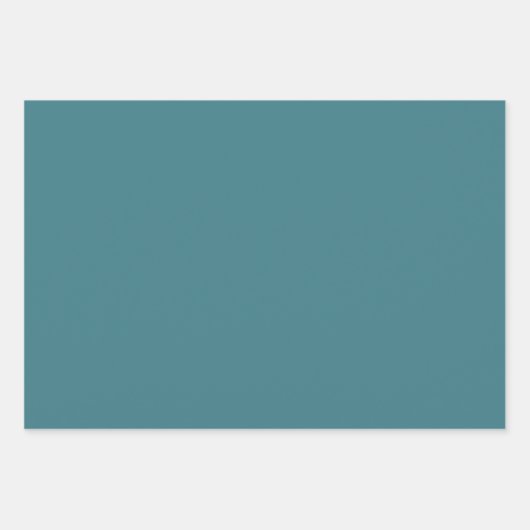 Herringbone Zickzack Muster Türkis Geschenkpapier Set (Vorderseite 2)