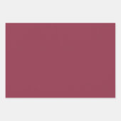 Herringbone Zickzack Pattern Luxurious Red Geschenkpapier Set (Vorderseite 2)