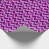 Herringknochenmuster lila geschenkpapier (Ecke)