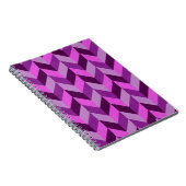 Herringknochenmuster lila notizblock (Rechte Seite)