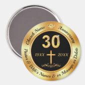 Herrlich billige Ideen, 30 Jahre Kirchenjubiläum, Magnet (Vorderseite/Rückseite)