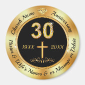 Herrlich billige Ideen, 30 Jahre Kirchenjubiläum, Magnet (Vorne)