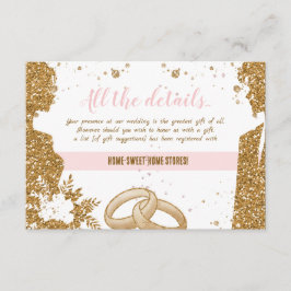 Herrlich - Gold Pink A Alle Details 2 Begleitkarte