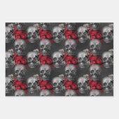 Herrlich gotische Schädel und Designs Geschenkpapier Set (Vorderseite)