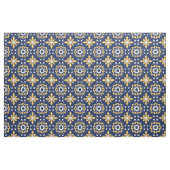 Herrlich marokkanisch Abstrakt in Blau, Gelb und W Stoff (Fat Quarter (45,7 x 55,9 cm))