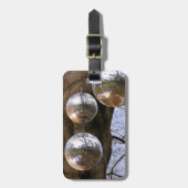 Herrlich! Mirror Balls Gepäckanhänger (Vorderseite vertikal)