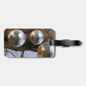 Herrlich! Mirror Balls Gepäckanhänger (Rückseite horizontal)