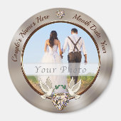 Herrlich Personalisiert, magnet Gastgeschenke Hoch (Vorne)