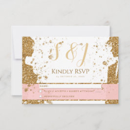 Herrlich - Rosa UAWG 1 RSVP Karte