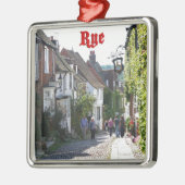 Herrlich! Rye England Silbernes Ornament (Links)