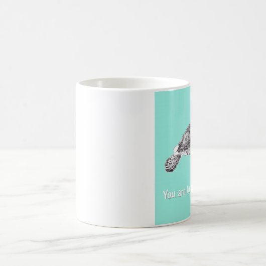 Herrlich "Sie sind Turtley fantastische" Kaffeetasse (Mittel)