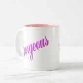 herrlich zweifarbige tasse (Vorderseite Links)