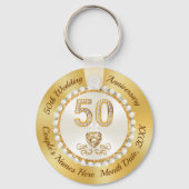 Herrliche, 50 Jahre Jubiläumsfavors CHEAP, Golden Schlüsselanhänger (Vorderseite)