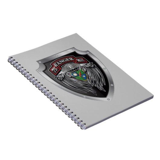 Herrliche 75. Ranger Regimental Scroll Notizblock (Rechte Seite)
