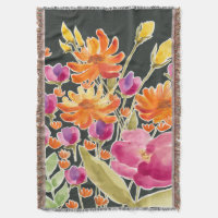 Herrliche Ansammlung - Rosa und orange Blume