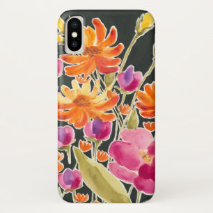 Herrliche Ansammlungs-- rosa und orange Blumen Case-Mate iPhone Hülle