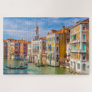 Herrliche Aussicht auf Canal Grande, Venedig, Ital Puzzle