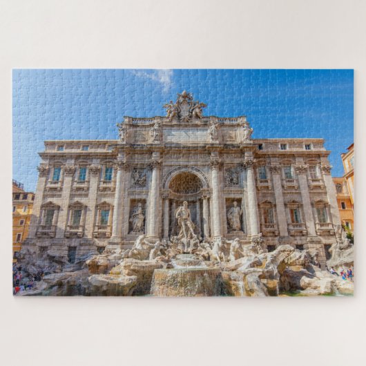 Herrliche Aussicht auf Trevi-Brunnen, Rom, Italien Puzzle (Horizontal)