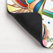 Herrliche Blume Mousepad (Ecke)