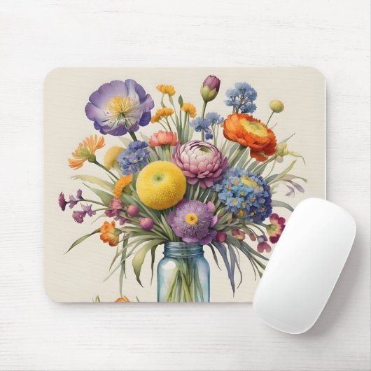 Herrliche Blumenmousepad Mousepad (Mit Mouse)