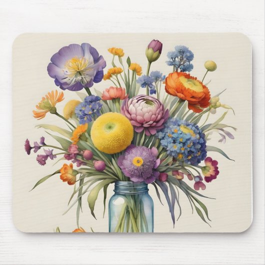 Herrliche Blumenmousepad Mousepad (Vorne)