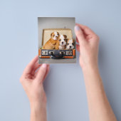 Herrliche Bulldoggen Welpen | Hund Lover Flyer (Gruppe)