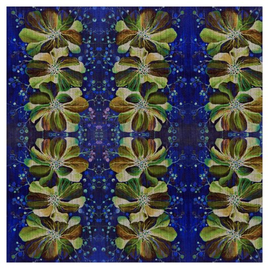 Herrliche Delphinium-Blume handgemalt Stoff (Muster)