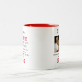 Herrliche Ehefrau-Tasse Zweifarbige Tasse (Mittel)