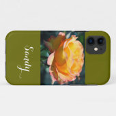 Herrliche, elegante Rosenrose-Blume mit Namen Case-Mate iPhone Hülle (Rückseite (Horizontal))
