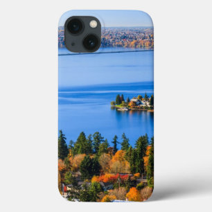 Herrliche Farben des Falles bei Bellevue iPhone 13 Hülle