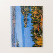 Herrliche Farben des Falles bei Bellevue Puzzle (Vertikal)