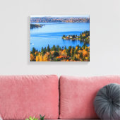 Herrliche Farben im Bellevue Leinwanddruck (Insitu (Wohnzimmer))
