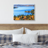Herrliche Farben im Bellevue Leinwanddruck (Insitu (Schlafzimmer))