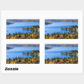 Herrliche Farben im Bellevue Rechteckiger Aufkleber (Blatt)