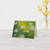 Herrliche Gänseblümchen-Blumenwiesen-Karte Karte (Gelbe Blume)