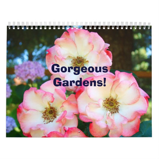 Herrliche Gärten! Calenda Custom Flower Garden Kalender (Titelbild)