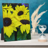 HERRLICHE GARTEN-SONNENBLUMEN FOTOPLATTE (Seite)