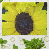 HERRLICHE GARTEN-SONNENBLUMEN HANDTUCH (Gefaltet)