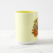 Herrliche gerade Stinktier-Fall-Ernte-Kaffee-Tasse Tasse (Zentrum)