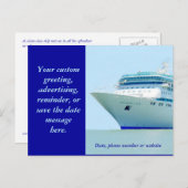 Herrliche Gewohnheit des Kreuzschiff-3 Ankündigungspostkarte (Vorne/Hinten)