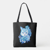 Herrliche Hand gezeichnete 10 blaue Tasche (Rückseite)