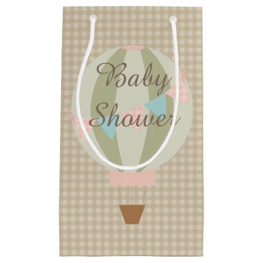 Herrliche Heißluft-Ballon-Person-Babyparty Kleine Geschenktüte (Vorderseite)
